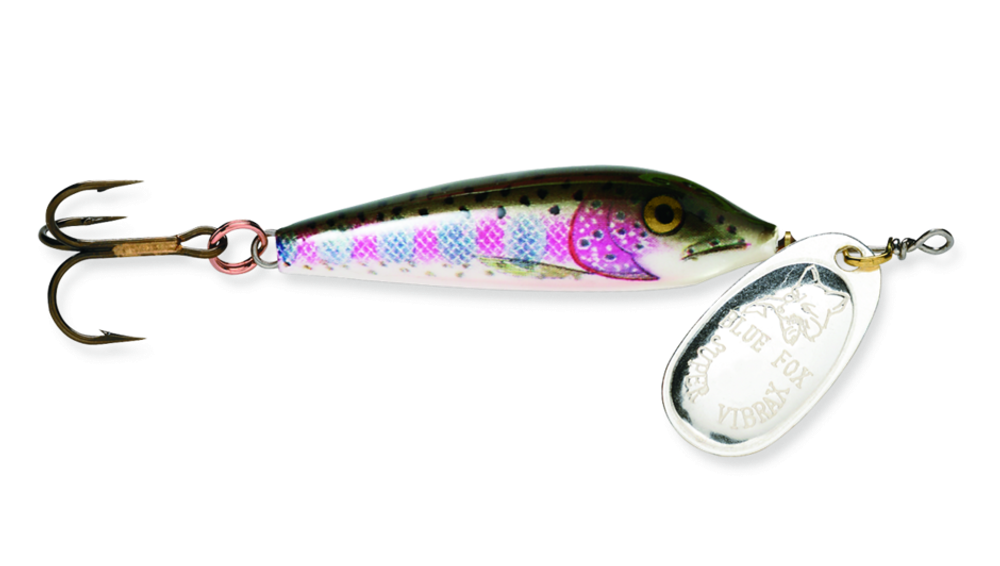 Блесна Blue Fox Vibrax Minnow Spin №3, цвет RT