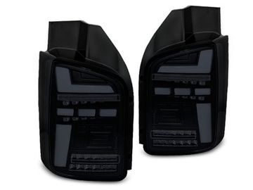 Фонари задние LED BAR BLACK SMOKE SEQ для VW T6.1 20- OEM BULB