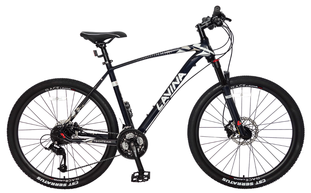 Велосипед TechTeam Lavina 27.5"х20" черный 2020