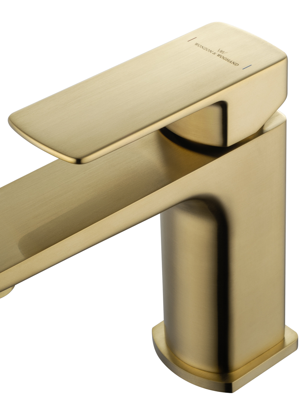 Смеситель для раковины WONZON & WOGHAND EDGE, Брашированное золото (WW-88139003-BG)