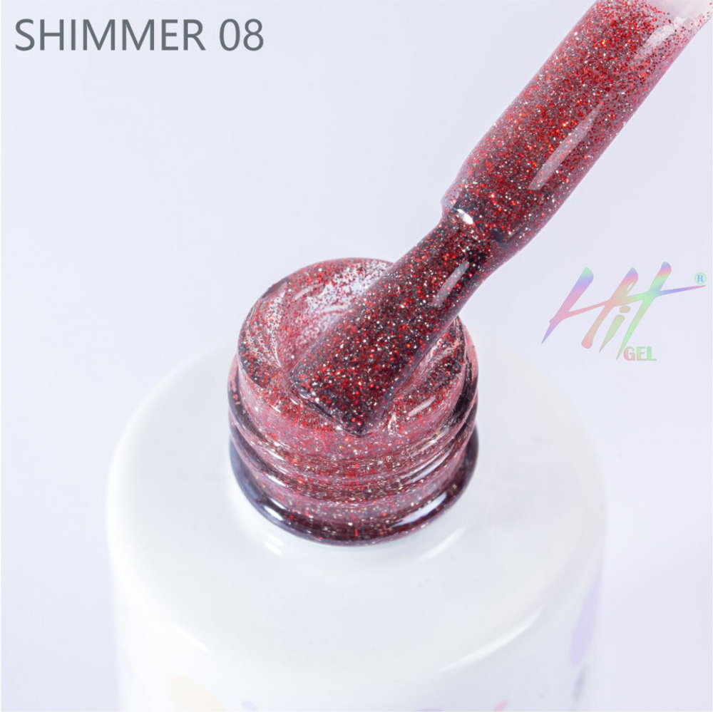 Гель-лак ТМ "HIT gel" №08 Shimmer, 9 мл