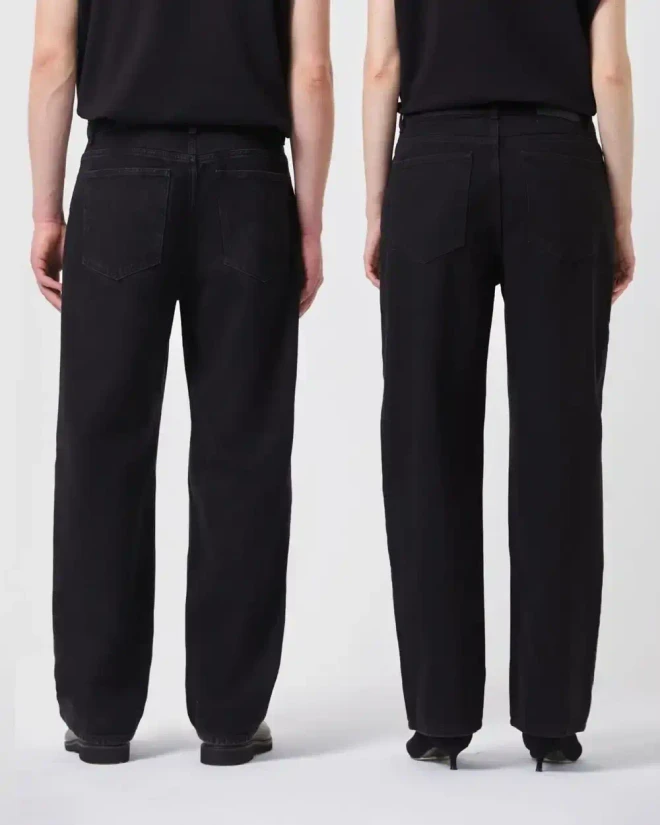 Джинсы Straight Fit черные