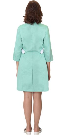 Халат женский "Сириус-Глэм" (мята/белый)