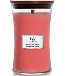 Дыня и розовый кварц, ароматическая свеча, WoodWick