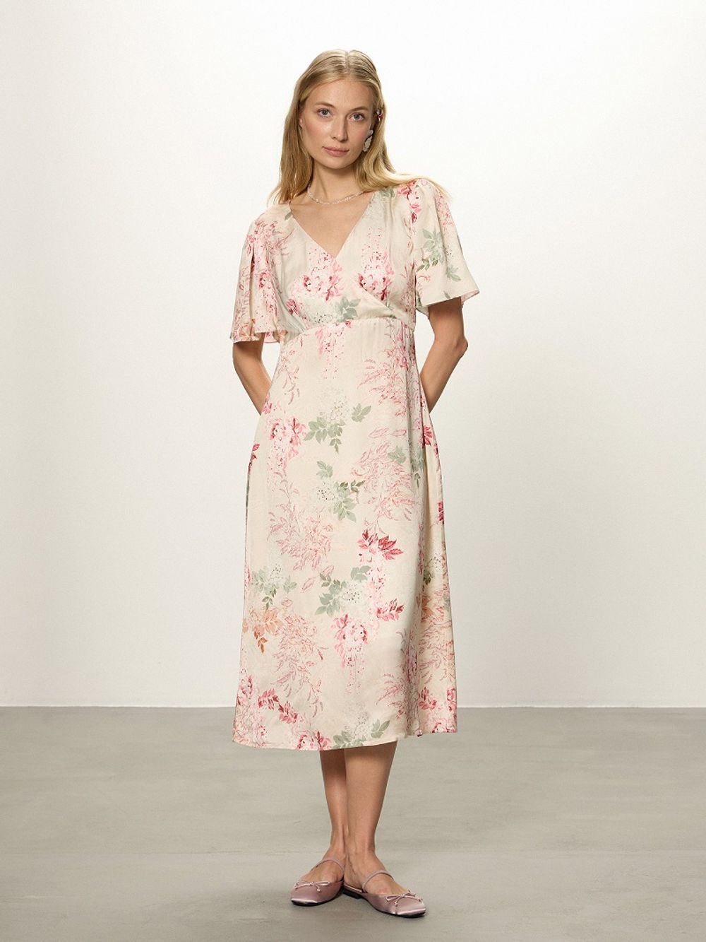 Платье Верона пион