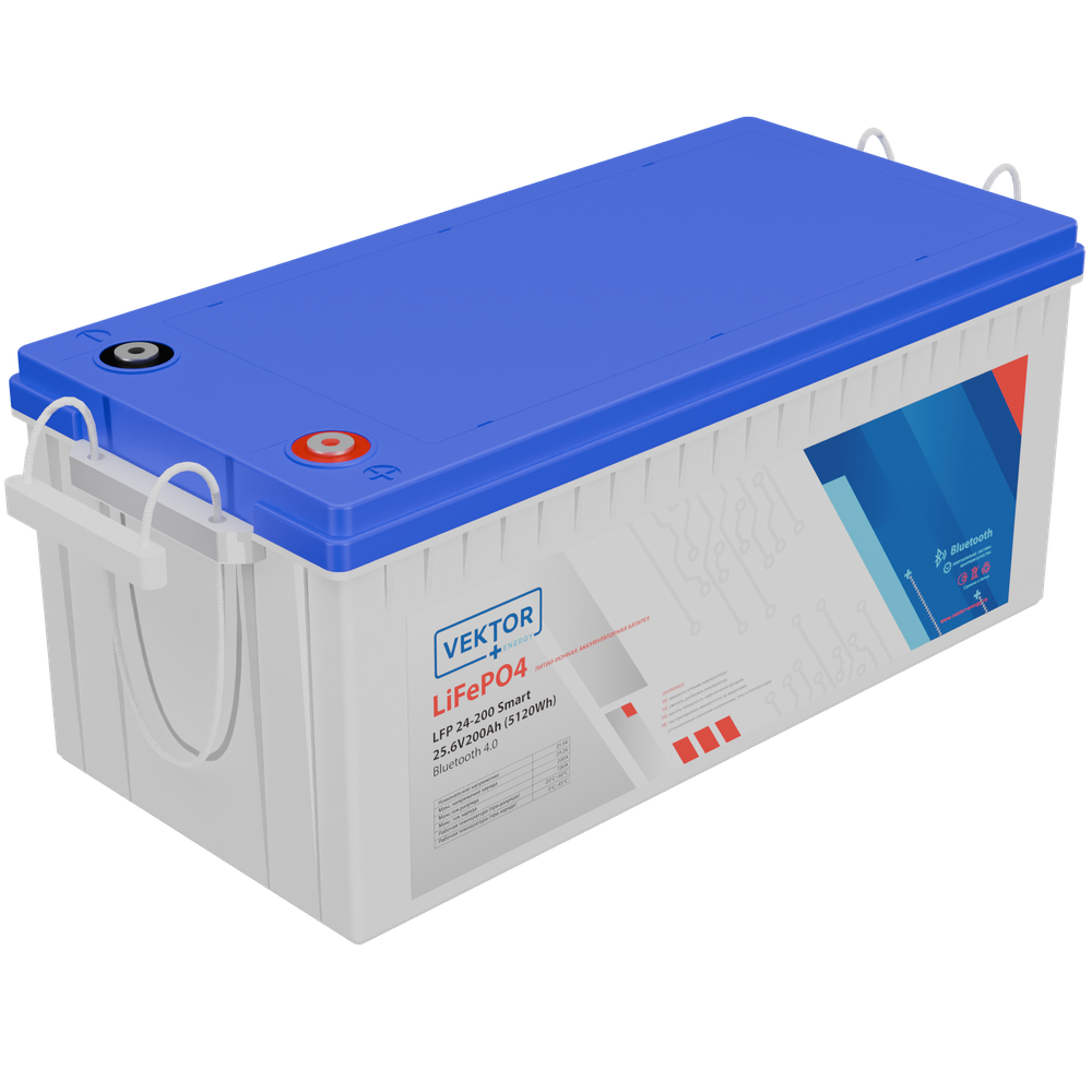 LFP 25.6-200 Smart BMS 100A (Bluetooth 4.0)