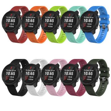 Ремешок Premium 20 мм силиконовый для Garmin Forerunner 55/245/645, Venu, Venu Sq, Venu 2 Plus, Vivoactive 3, Vivomove быстросъемный