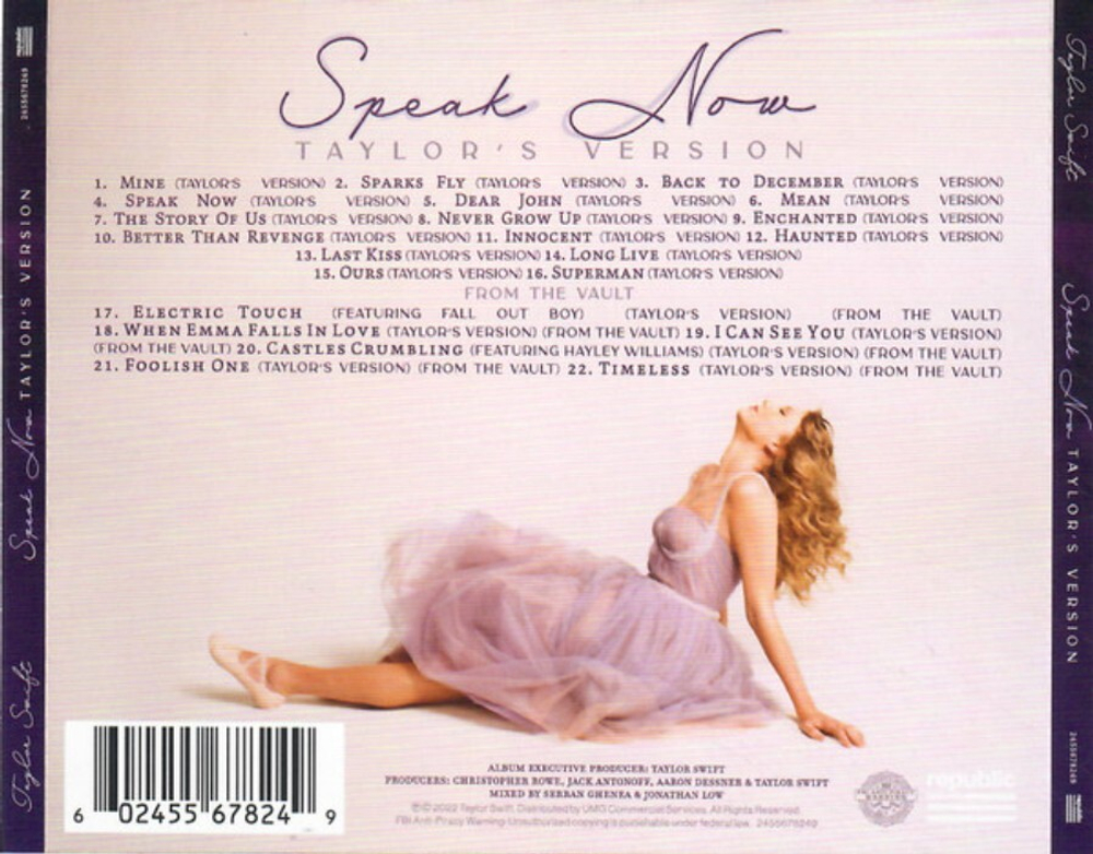Taylor Swift / Speak Now (Taylor's Version) (2CD)