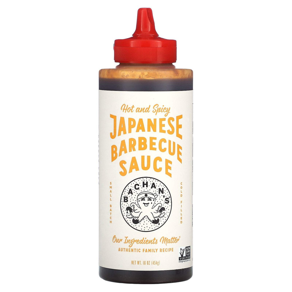 Bachan's, японский соус для барбекю, острый и пряный, 454 г (16 унций)