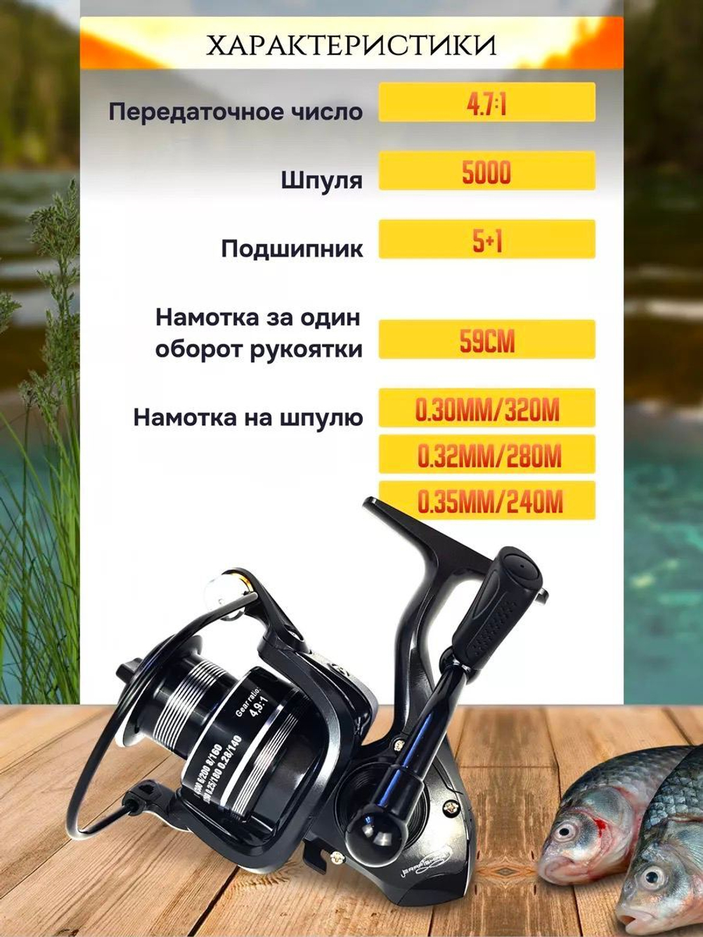 Катушка Era 777 4000 серая