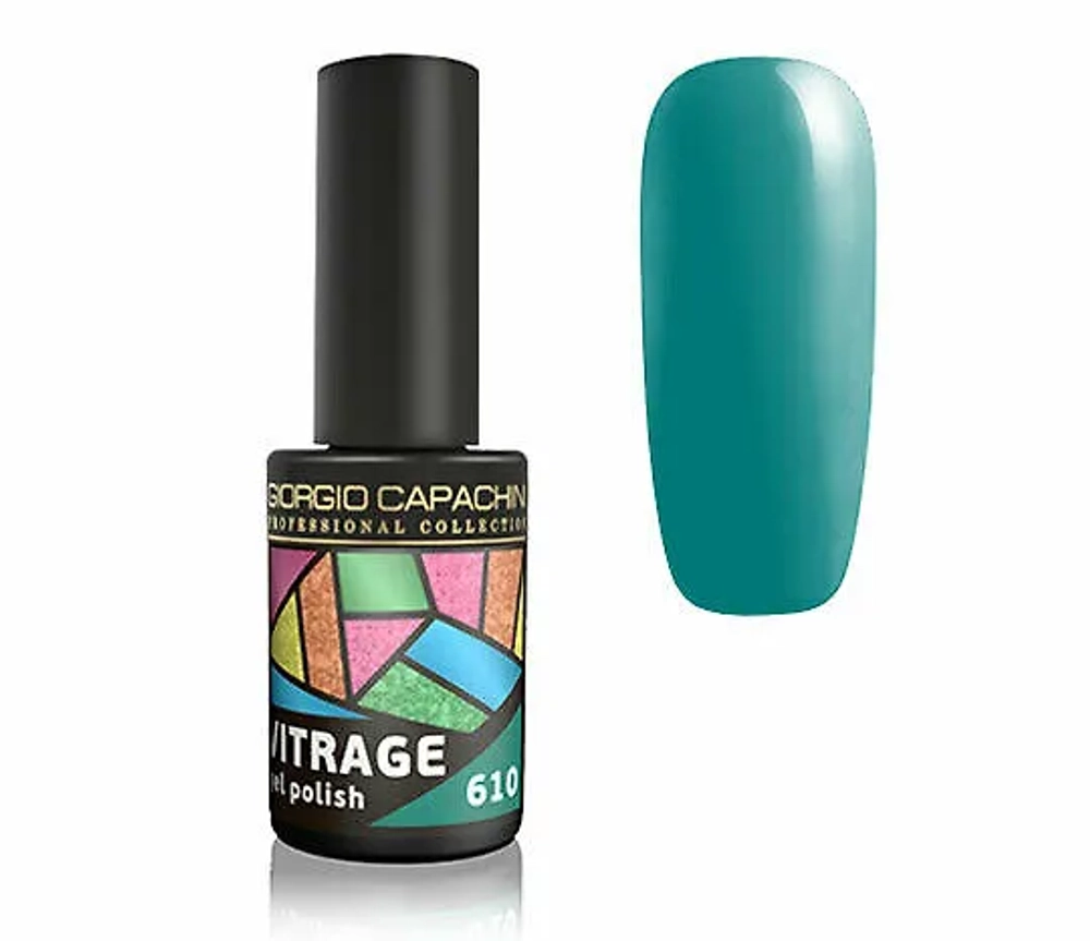 Гель-лак трехфазный витражный Vitrage GC 7 мл №610