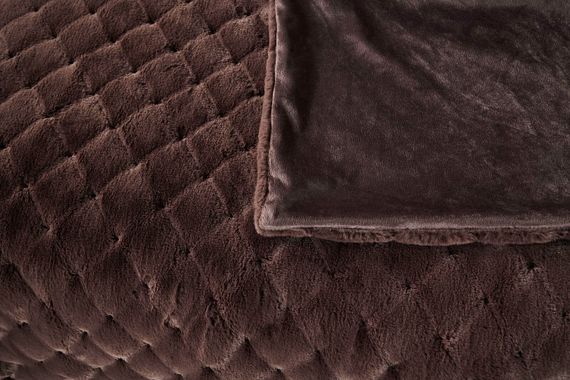 Бернард (шоколад) Покрывало 160х220