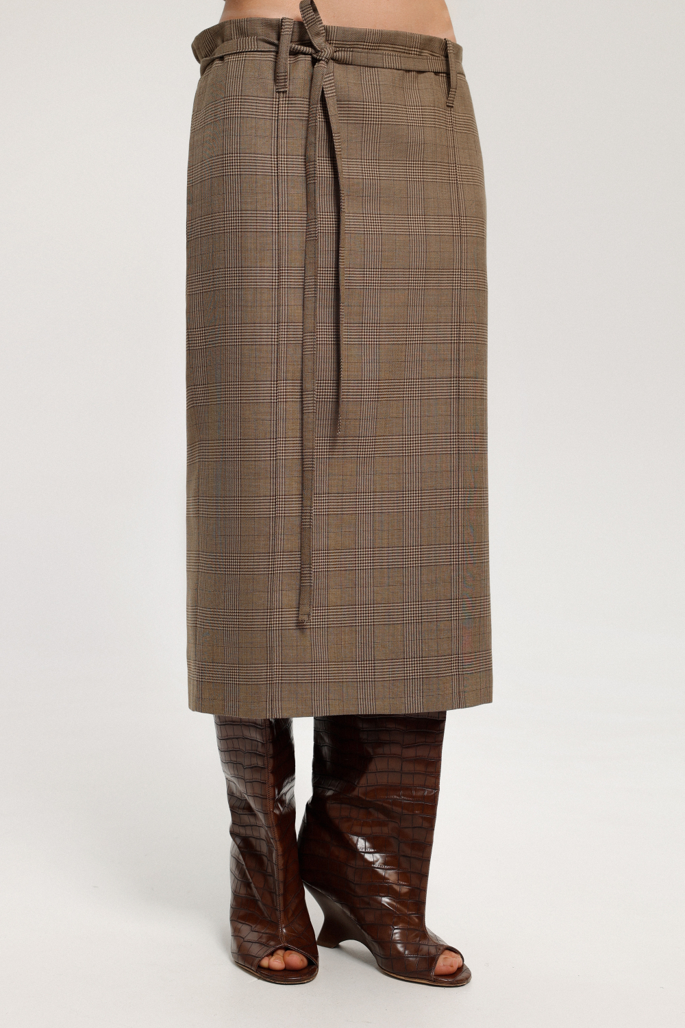 Юбка-карандаш миди