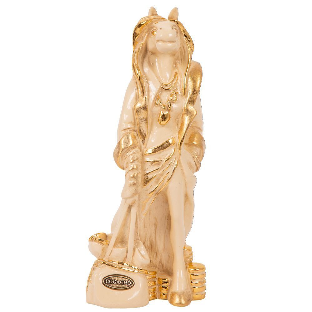 Скульптура Лошадь Голден Филли Айвори