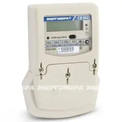 Счетчик электроэнергии 2016г. Энергомера CE102M S7 145-JV однофазный двухтарифный 5(60) А на монтажную плату