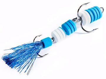 Приманка джиг. LJ PENNON BARBELLWORM син./бел. в блистере