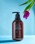 POGONIA Питательный кондиционер для волос с маслом моринги и интенсивного блеска волос "Черный тюльпан", 500 мл