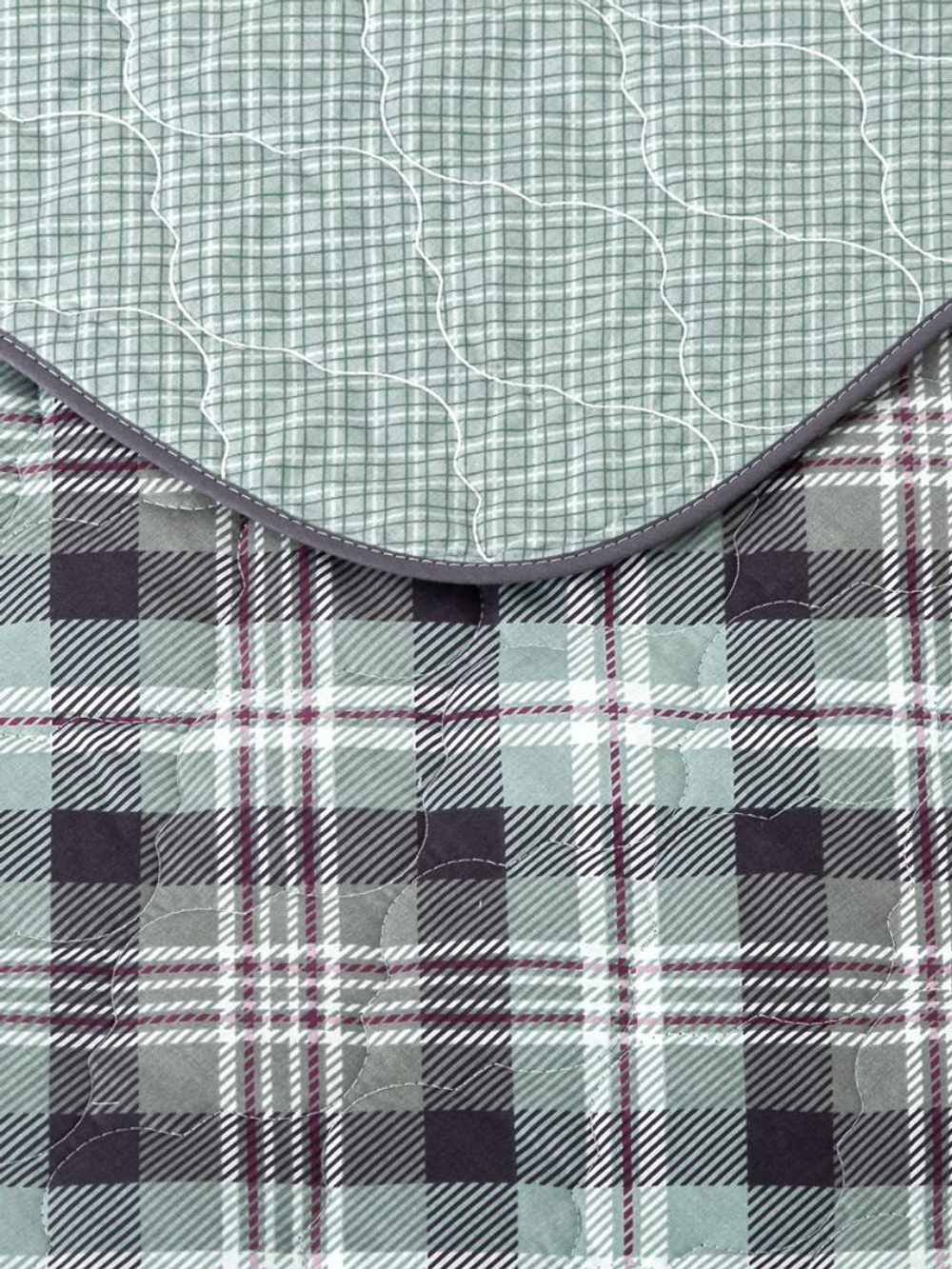 Покрывало на кровать, стеганое, поплин с размерами 180х215