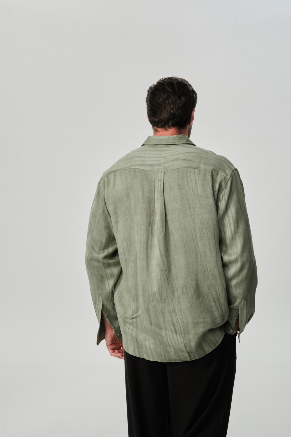 Рубашка | washed olive