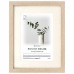 Рамка 30х40 см с паспарту 21х30 см, небьющаяся, багет 26 мм, МДФ, BRAUBERG "Ambassador", цвет дуб, 391369