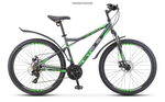 Велосипед Stels Navigator-710 MD 27.5" V020 16" Антрацитовый/зелёный/чёрный