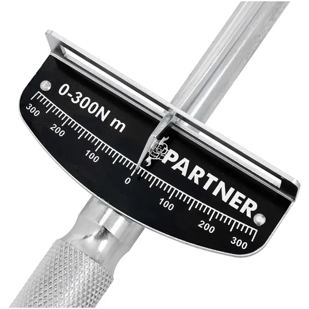 Ключ динамометрический стрелочный 1/2''(0-300Нм) Partner PA-647300T