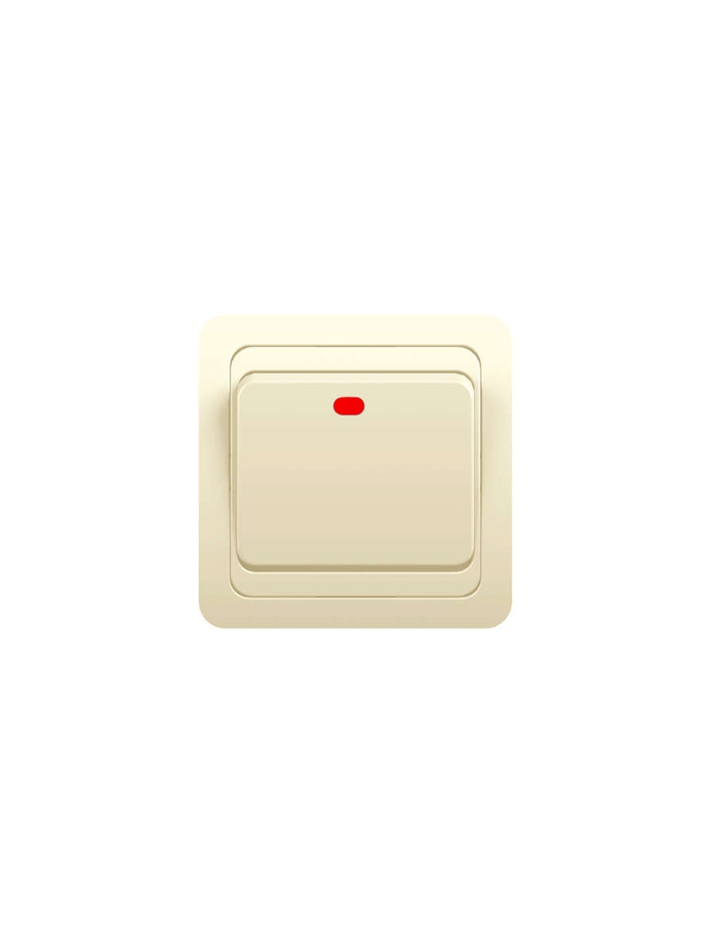 Выключатель 1-кл. СП Classic 10А IP20 с индикацией крем. POWERMAN 1156499