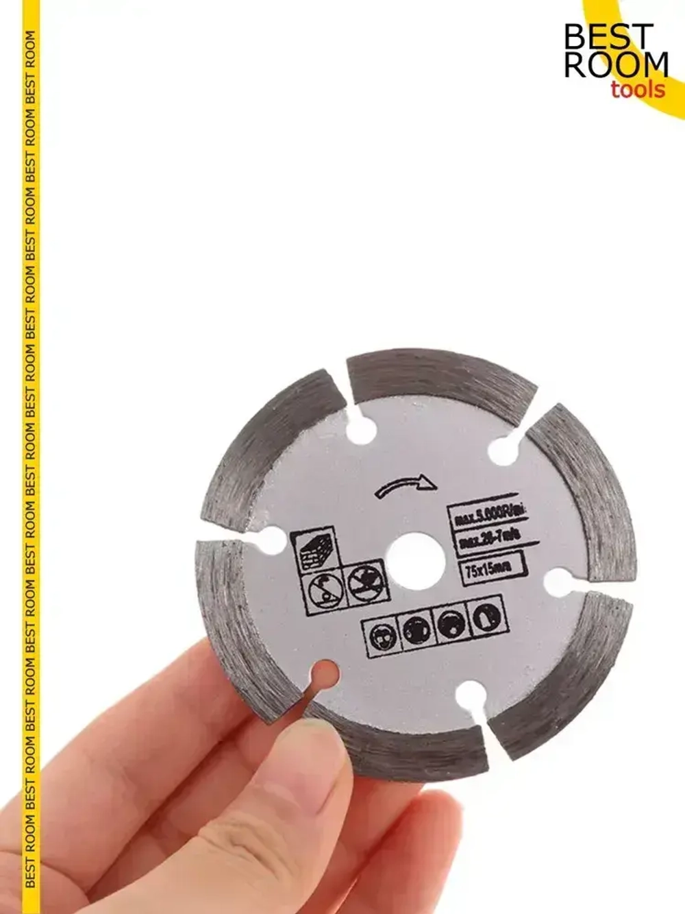 Отрезной диск для резки камня и бетона для мини УШМ