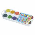 Краски акварельные ЮНЛАНДИЯ "ЮНЫЙ ВОЛШЕБНИК", медовые, 24 цвета, КЛАССИЧЕСКИЕ, пластик, 191325