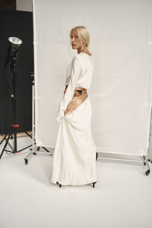 Платье в пол wh