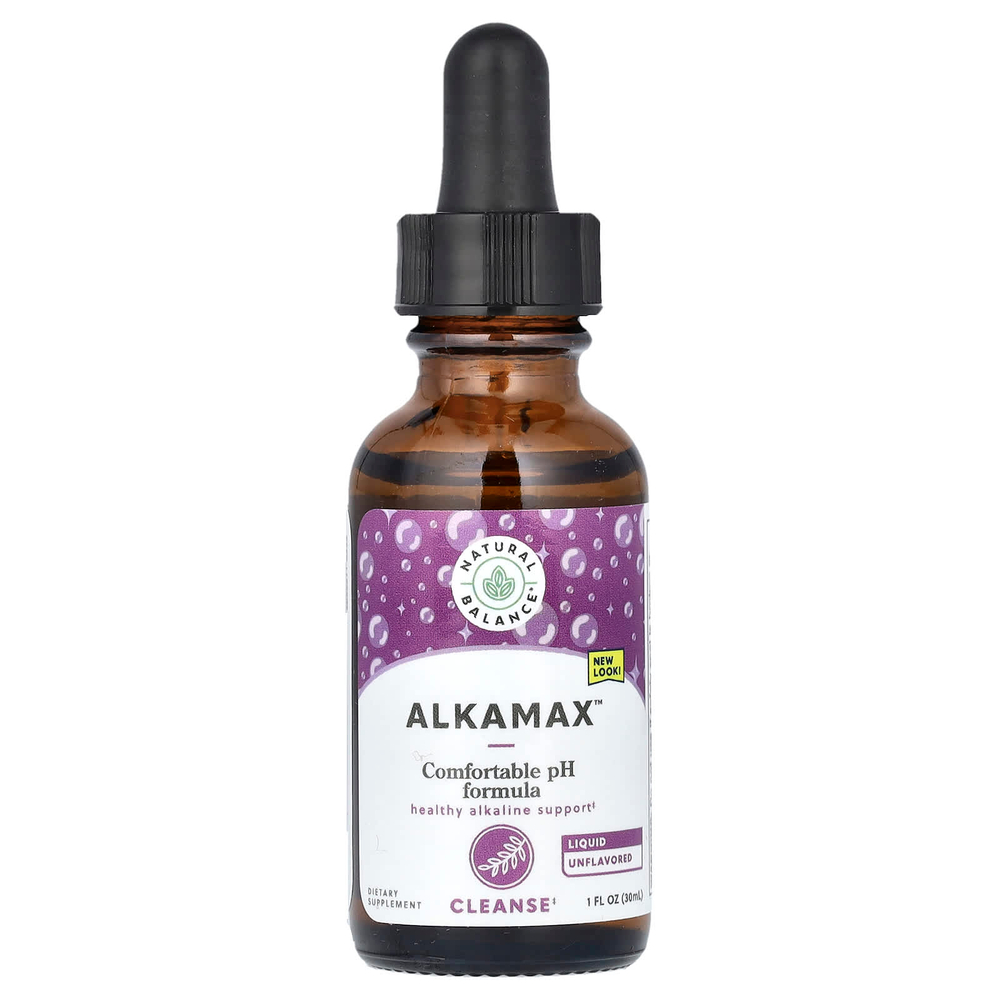 Natural Balance, AlkaMax, жидкая формула с комфортным уровнем pH, без добавок, 30 мл (1 жидк. унц.)