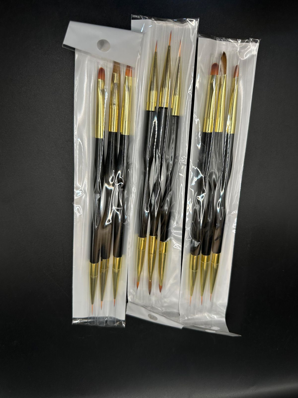 Кисть для маникюра двухсторонняя