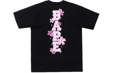 Футболка A BATHING APE BAPE Sakura Photo Ape Head Tee T, 1I20-110-007