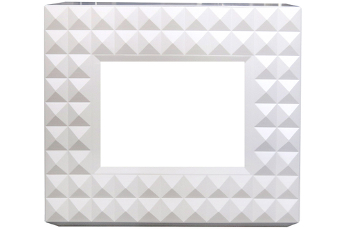 Каминокомплект Diamond - Бьянко белый с очагом Cassette 600 NH