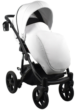 Детская коляска Bexa Air Eco 3 в 1 с автокреслом Avionaut Cosmo 04 белая кожа