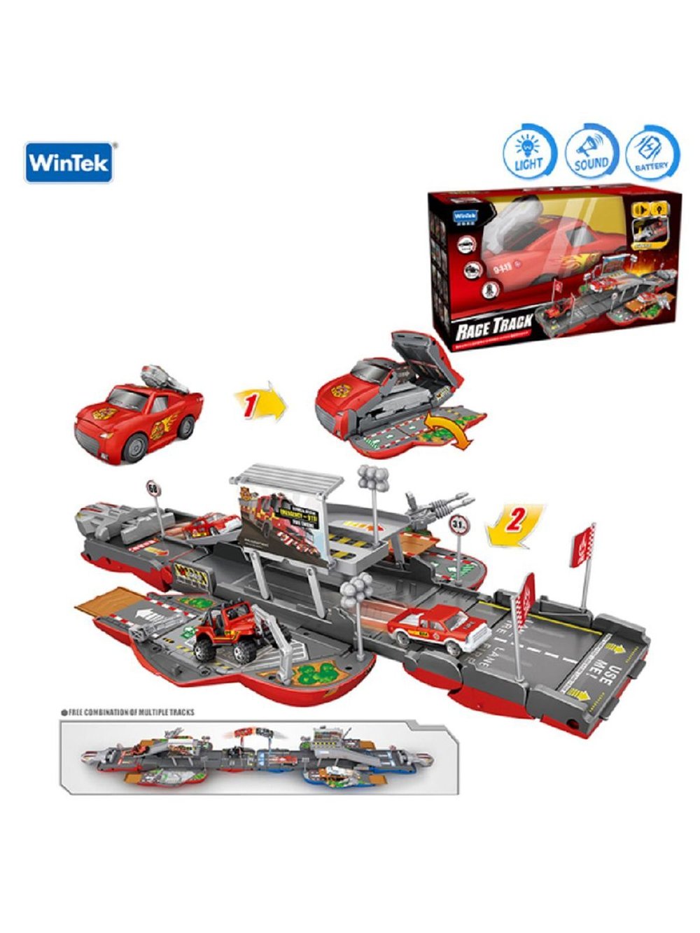 Парковка "Гонки" 2в1 свет/звук (200503273)