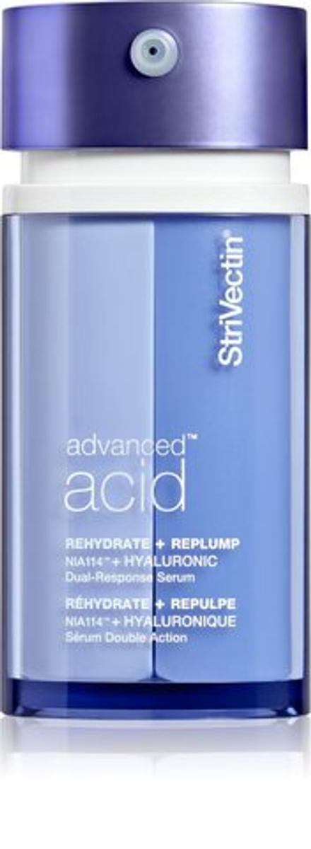 StriVectin Advanced Acid Rehydrate + Replump Hyaluronic Dual Response Serum - двойная сыворотка для увлажнения и укрепления кожи /   30  ml  / GTIN 810907026566