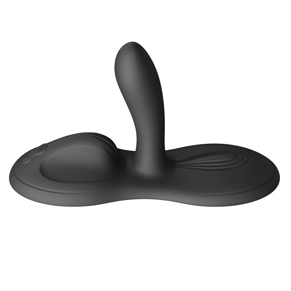 Черная виброподушка с функцией нагрева и управлением через приложение Zalo Flora Smart Vibrating Pad Obsidian Black