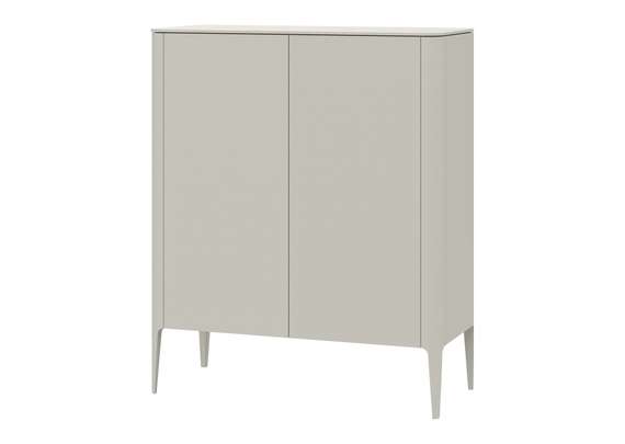 Шкаф Type 2 двери низкий (молочный)
