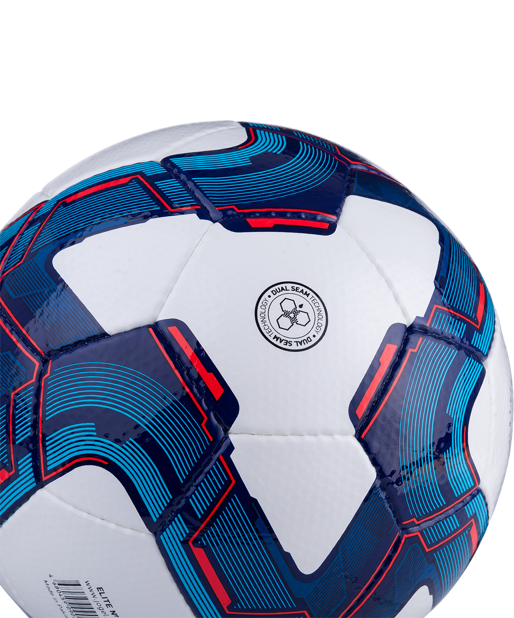 Мяч футбольный Elite №4, белый/синий/красный