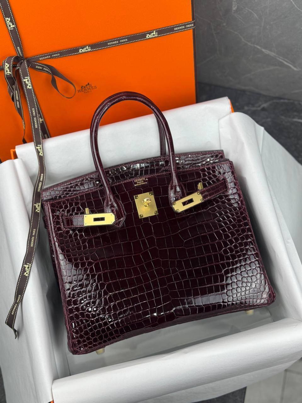 Сумка Hermes из кожи крокодила, арт. 462921300