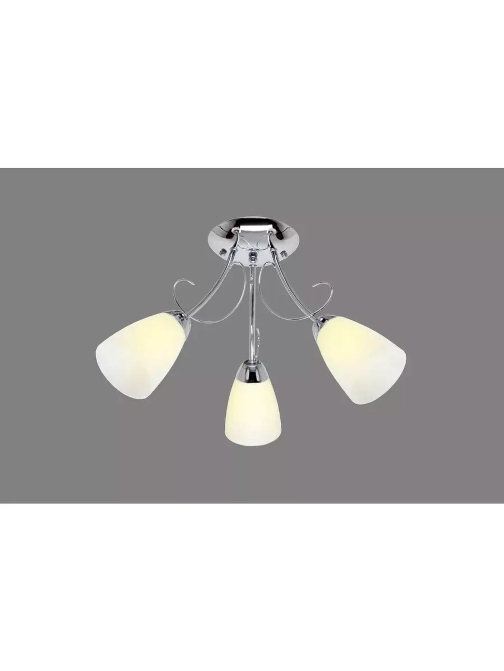 Люстра потолочная GALA  Е27*3*40W хром,белый