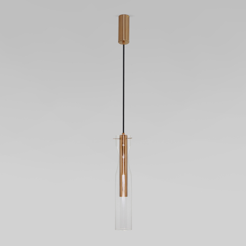 Подвесной светильник LED со стеклянным плафоном 50253/1 LED латунь