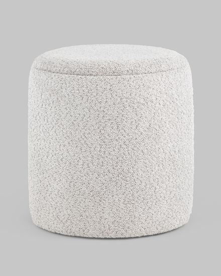 Пуф Taks букле светло-серый