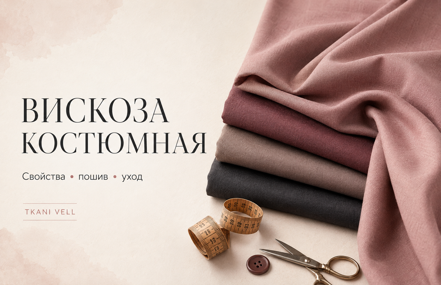 Костюмная вискоза: свойства, виды, пошив и уход