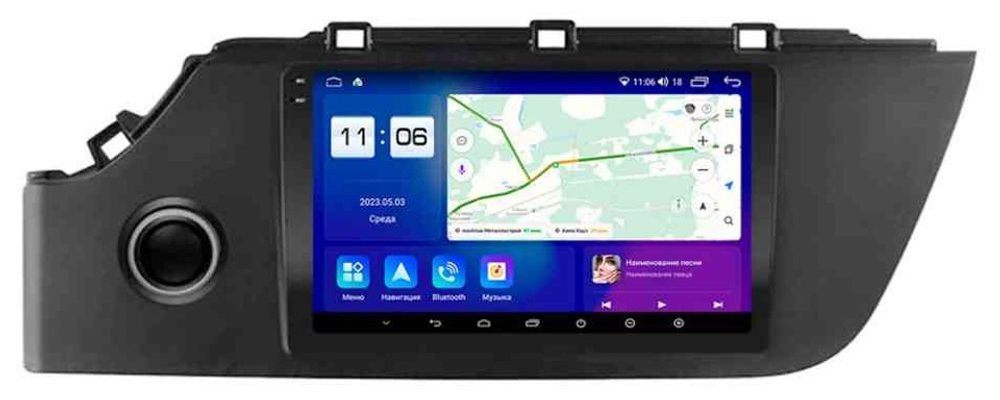 Магнитола для KIA Rio 4, Rio X-line 2020-2022, Solaris KRS/KRX 2024+ - Parafar PF121LUX1RN2K на Android 13, QLED+2K, ТОП процессор, 4Гб+32Гб, CarPlay, 4G SIM-слот