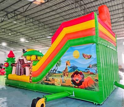 Коммерческий надувной батут «Сафари Ультра 2», 8*5*5 м.