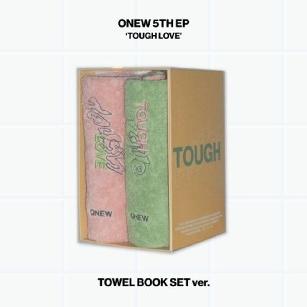 (ПРЕДЗАКАЗ) Альбом ONEW - TOUGH LOVE 5th Mini Album TOWEL BOOK TOWEL BOOK SET Version
