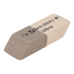 Ластик BRAUBERG "Ultra", 41х14х8мм, серо-белый, натуральный каучук, 228703