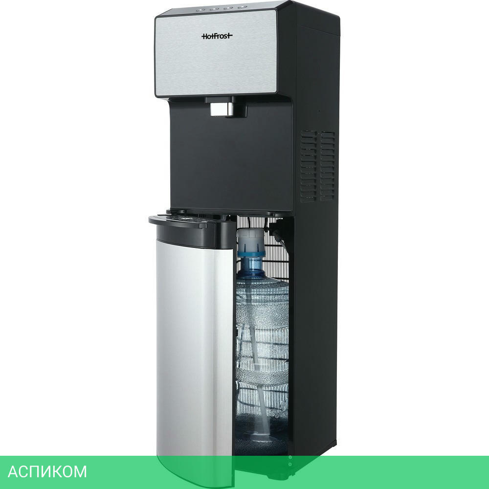 Кулер для воды Hotfrost V450ASM черный/серебристый (120145001)